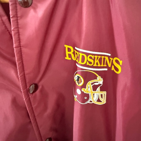Washington Redskins Snap Button Front Size M Light Windbreaker jacket Logo - Picture 5 of 7